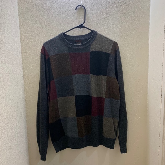 Dockers Multi-Color Block Pattern Style Sweater Indie Sleaze - Picture 1 of 8
